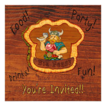 Viking Feast Invitation