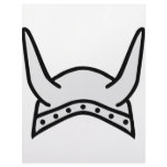 viking helmet icon letterhead