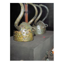 Viking helmet postcards