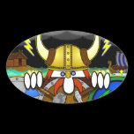 Viking Kilroy Oval Sticker