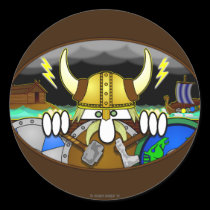 Viking Kilroy Sticker