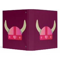 Viking Love Helmet 3 Ring Binder