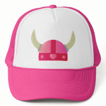 Viking Love Helmet Trucker Hats