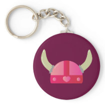 Viking Love Helmet Key Chains