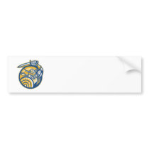 Viking Norse Warrior With Sword And Shield Bumper Stickers
