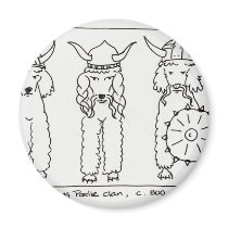 Viking Poodle magnets by harpwin Viking Poodle magnets