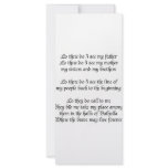 Viking Prayer Lo There Do I See My Father Custom Rack Cards