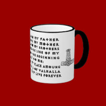 Viking Prayer Mug mugs