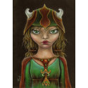 Viking princess print