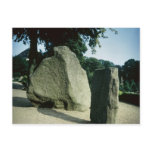 Viking rune stones post card