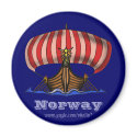 Viking ship magnet