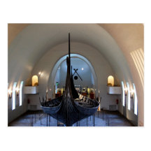 viking ship postcard