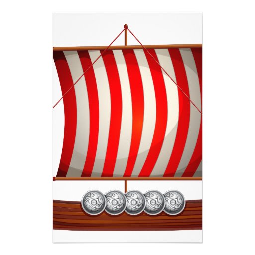 Viking ship stationery Zazzle