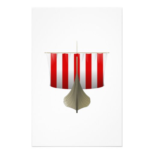 Viking Ship Stationery Paper