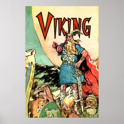 Viking Ship Thor Norseman Warriors Norse Posters