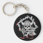 Viking Skull Key Chain