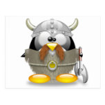 Viking Tux Postcard