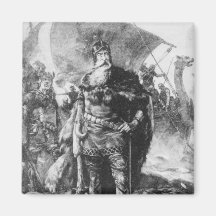 Viking Warrior Refrigerator Magnets