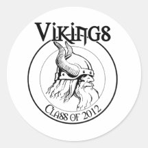Vikings Class of 2012 Sticker