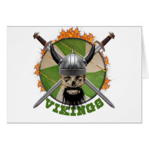 vikings greeting cards