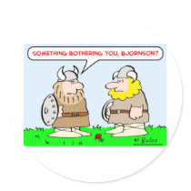 vikings horns bothering stickers