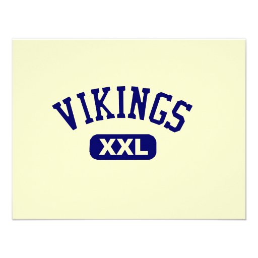 Vikings XXL Blue Custom Invite