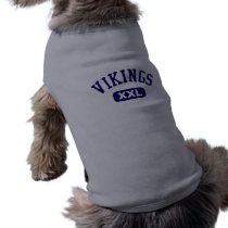 Vikings XXL Blue Pet T Shirt