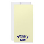 Vikings XXL Blue Customized Photo Card