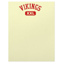 Vikings XXL Red Personalized Letterhead