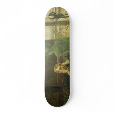 Viktor Oliva. Absinthe Drinker Skate Deck by AbsintheFairy