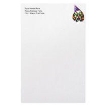 Vile Evil Clown Stationery Paper