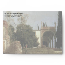 Villa By The Sea by Arnold Bocklin Envelopes