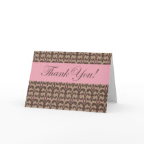 Villa - Thank You Note  (custom design: Rose) cards