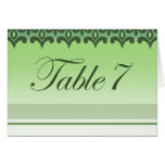 Villa - Wedding Table Card (custom: Willow)
