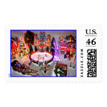 Village Christmas postage