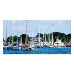 Village Dock at Wickford, RI Custom Photo Card