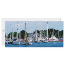 Village Dock at Wickford, RI Customized Rack Card