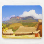 Village Huts Mouse Pad