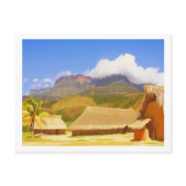 Village Huts postcards by nomadlandscapes Village Huts postcards