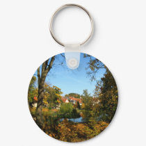 village in autumn keychains by Eyefish village in autumn keychains