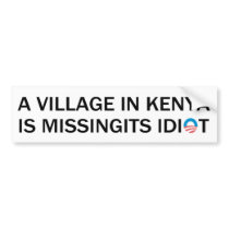 Village in Kenya Is Missing Its Idiot Bumper Sticker