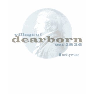 Village of Dearborn 1836 Ladies's Ringer Tee shirt
