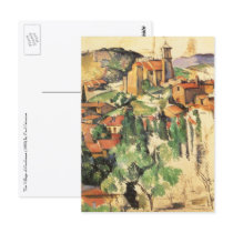 Village of Gardanne by Paul Cezanne Postcard
