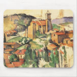 Village of Gardanne Cezanne, Vintage Impressionism Mousepad