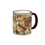 Village of Gardanne Cezanne, Vintage Impressionism Coffee Mugs