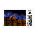village on a rock (yemen) postage