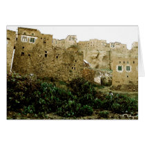 village on inlined rocks(card)
