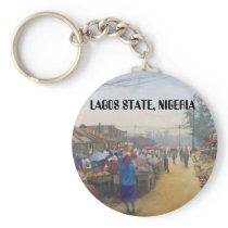 village people, LAGOS STATE, NIGERIA Keychains