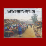 village people, WELCOME TO AFRICA postcards