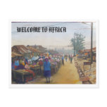 village people, WELCOME TO AFRICA postcards